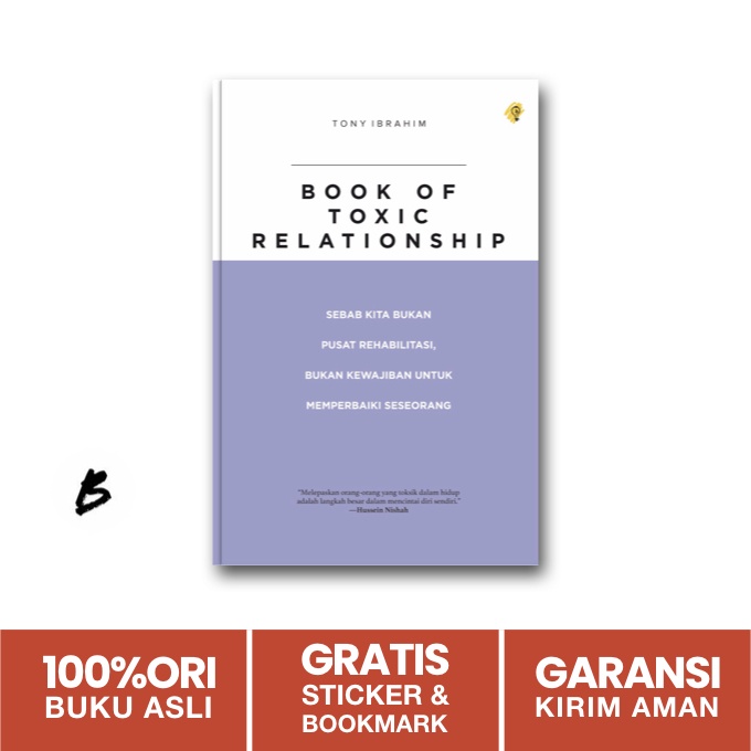 Buku Book Of Toxic Relationship - Seri Book of Life (Bright Publisher)