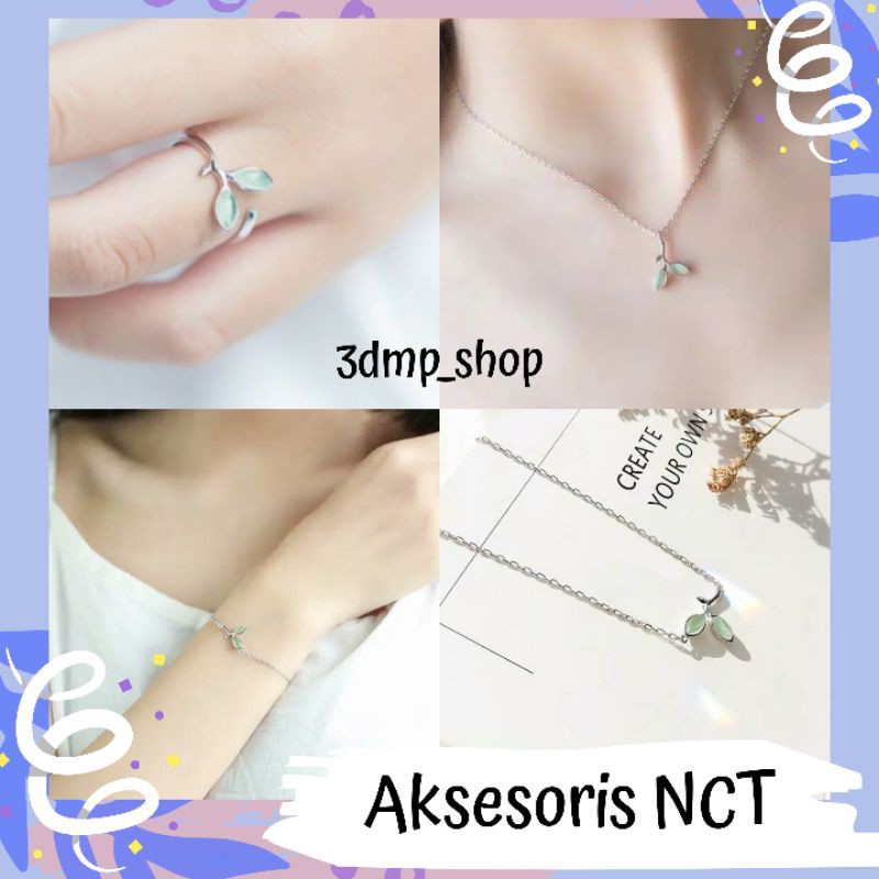 Kalung Gelang Cincin Necklace Ring Bracelet NCT Kpop Daun Leaf