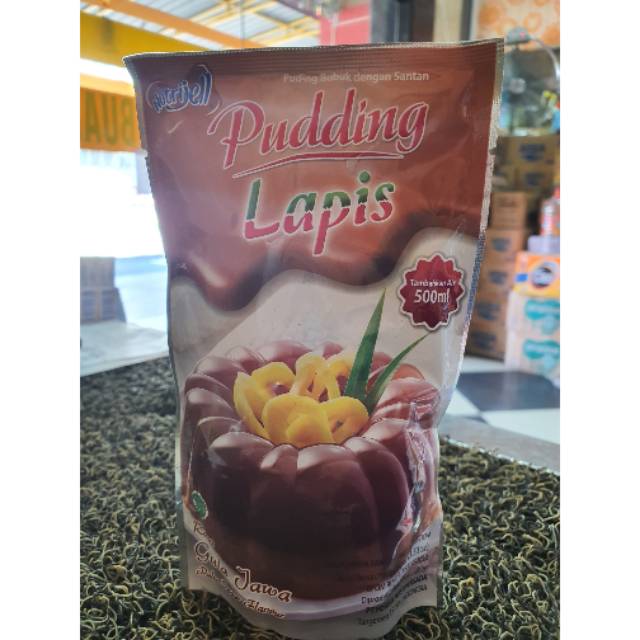 

Nutrijell Pudding Lapis Rasa Gula Jawa 100gr