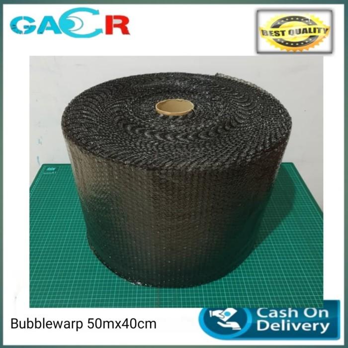 

Wraping [Khusus Gojek / Grab] Bubble Wrap 50M X 40Cm Black (Hitam)