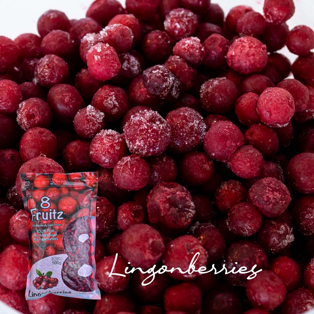 Frozen IQF Lingonberries / Lingonberries Beku 500Gr