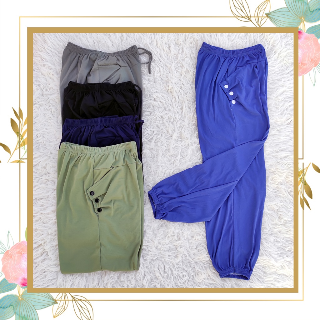 Celamis Jogger Muslimah Celana Jogger Dalaman Gamis Celana Panjang Aladin All size