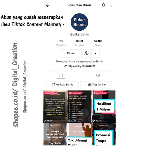 Tiktok Content Mastery Tutorial Untuk Konten Kreator FYP by Ratakan