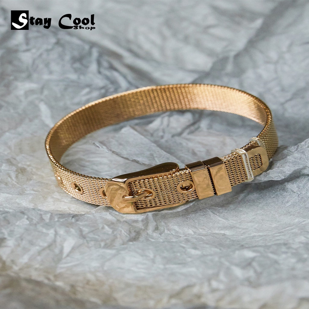 [ Bayar Ditempat ] Gelang Titanium Original / Gelang Tali Pasir / Gelang Titanium Anti Karat / TERBARU Gelang Wanita Terlaris