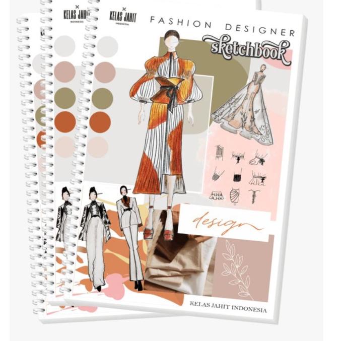 

{Z-AYT) {♥☞) Buku Fashion Designer Sketchbook Style Figure Drawing Desain Fashionary ||top produk)
