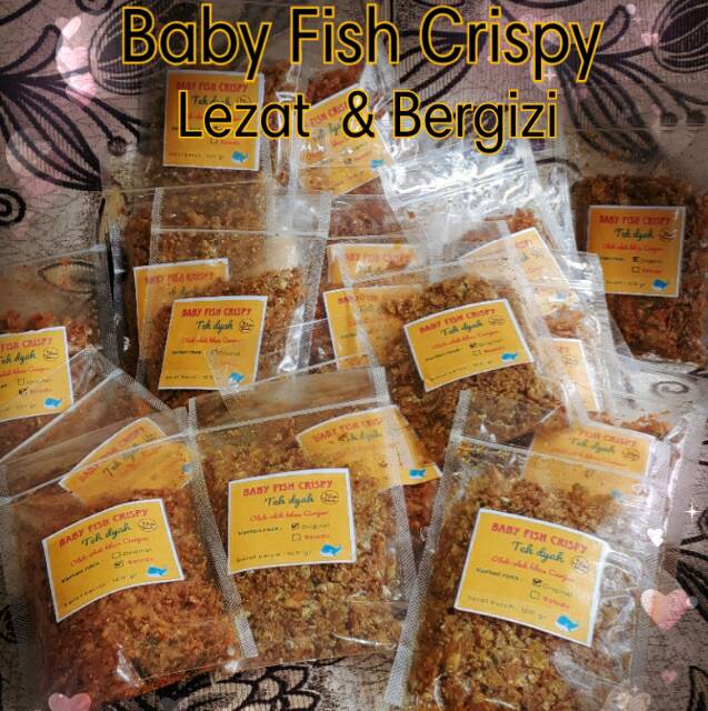 

Baby fish crispy teh Dyah