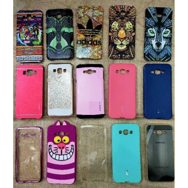 Case Samsung A8 2015 Flip Shell/ Soft/Hard Case/ Motif/Polos/ Anti Gores/ Temple Glass