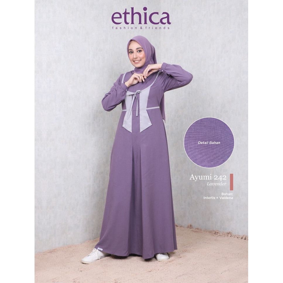 GAMIS TERBARU 2021 ETHICA AYUMI 242 LAVENDER