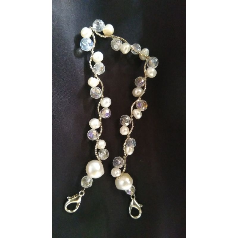 konektor masker mutiara asli