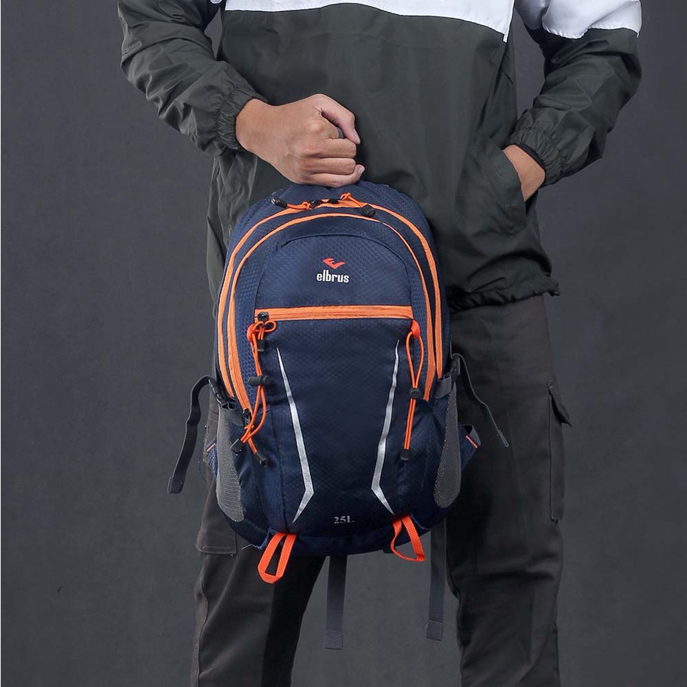 Toko Thabita Ransel Pria Elbrus 25 Liter Muat Laptop 14 Inch Daypack Tas Punggung Backpack Warna Navy