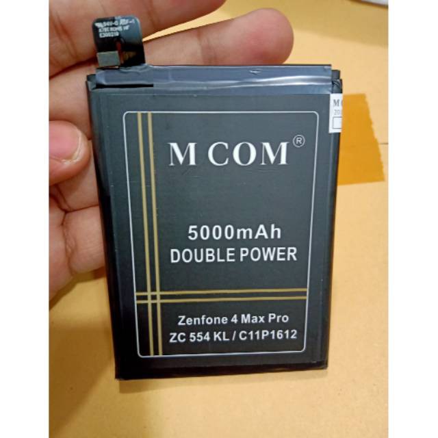 Battery Batre Baterai Double Power Mcom Asus Zenfone 4 Max Pro 5.5 inch ZC554KL X001D C11P1612