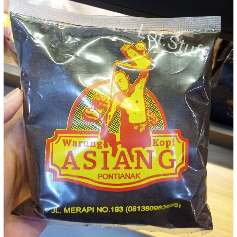 

Bubuk Kopi Robusta WK. Asiang Khas Pontianak 200gr/0.2kg~Legendaris