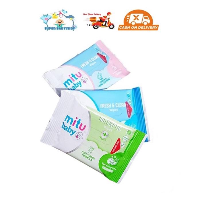 MITU Baby Fresh & Clean Wipes/ MITU Baby Wapes ANTISEPTIC