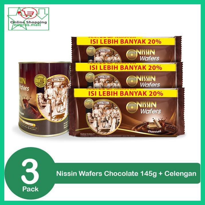 

U79Iytut- Nissin Wafers Chocolate 145Gr Ae5Wrf4-