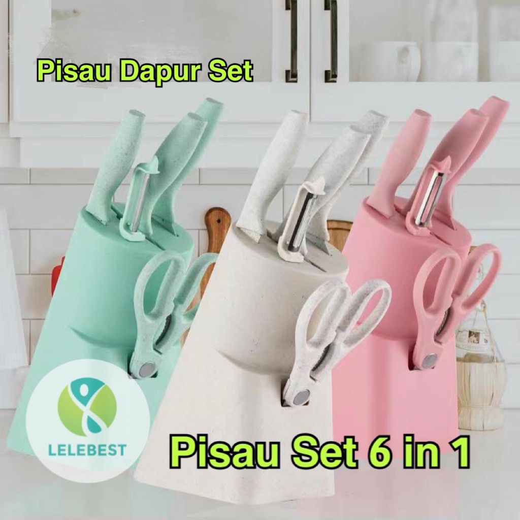 Jual Pisau Set In Keramik Pisau Set Dapur Pisau Potong Tempat Pisau Shopee Indonesia