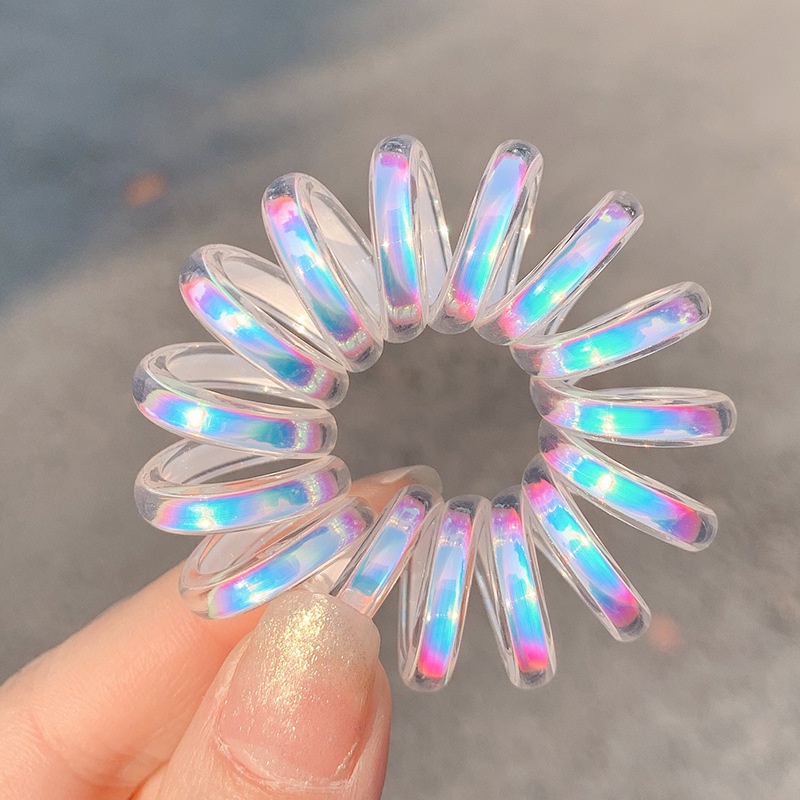 MURMURE.ID | IKAT RAMBUT SPIRAL KABEL TELEPON JUMBO TEBAL / KUNCIR RAMBUT SPIRAL / KARET RAMBUT SPIRAL-4