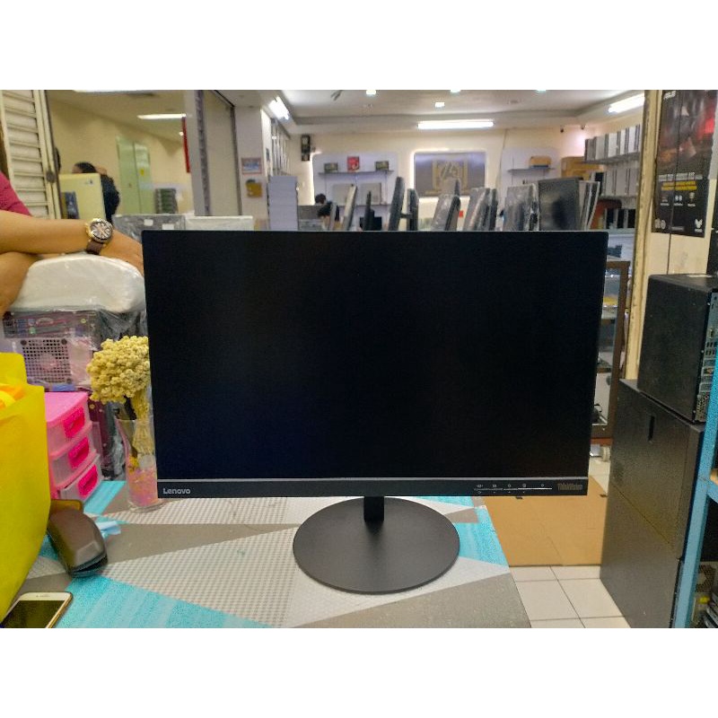 MONITOR LED LENOVO THINKVISION T23I-10 LAYAR IPS FHD LIKE NEW