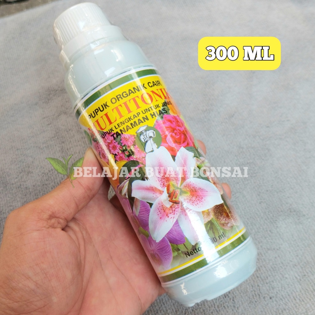 Pupuk Organik Cair Multitonik Untuk Bunga Dan Tanaman Hias 300 ML