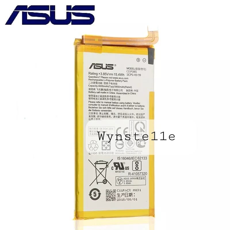 ASUS ZENFONE ROGPHONE 1 - Baterai ASUS ZENFONE ROG PHONE 1 ZS600KL Z01QD C11P1801 Battery Batre Batu