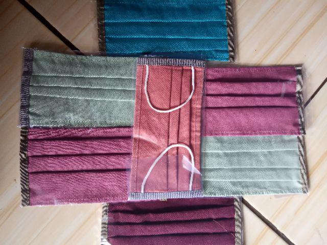 Masker Kain Bisa Di Cuci Isi 1 Lusin