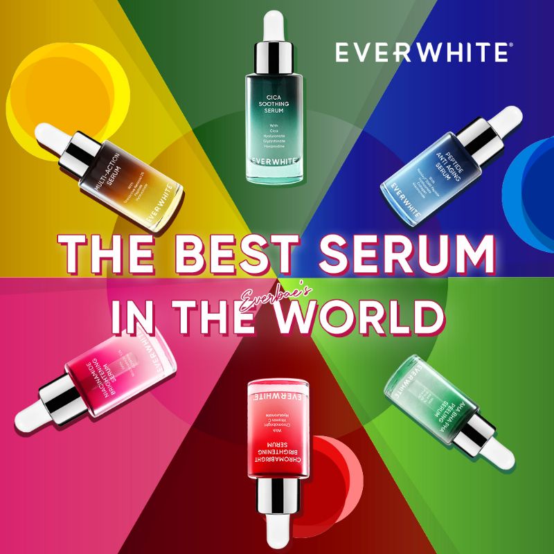 Everwhite Serum Wajah Mencerahkan/ Anti Noda/ Anti Aging / Jerawat