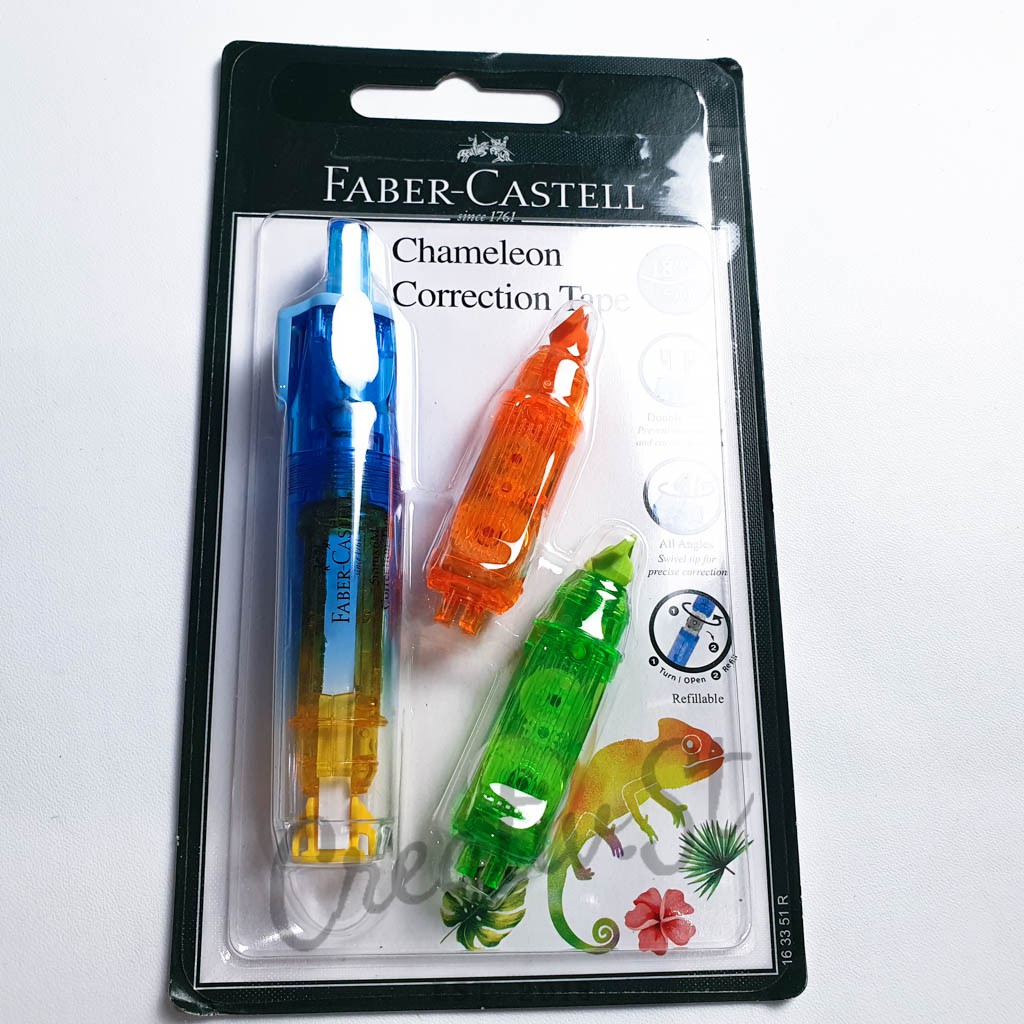 

RB FABER CASTELL Chameleon Correction Tape Tip Ex Kertas Tip-Ex