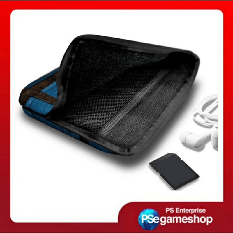 Monster Hunter Rise Sunbreak Accessory Pouch for Nintendo Switch [Blue]