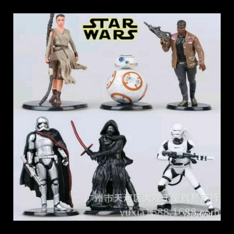 Best Seller Action Figure Starwars Set 6Pcs Action Figure Al1