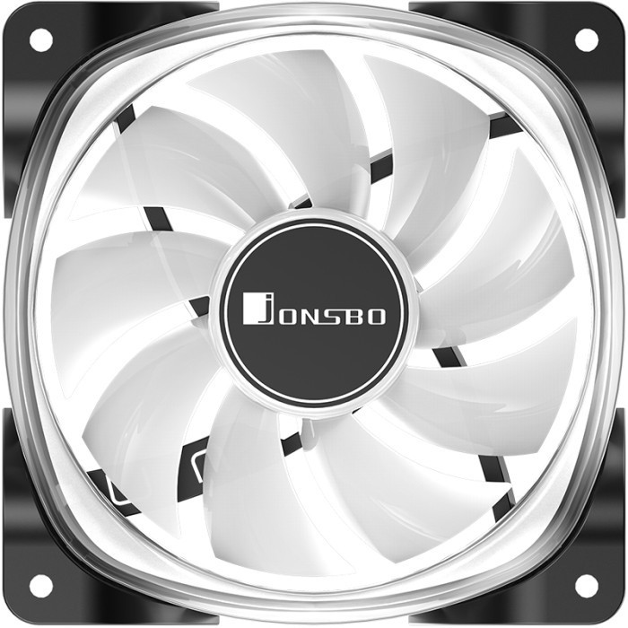 JONSBO FR-701 ARGB Fan Case 5V 3Pin 12CM (WHITE BLADE)