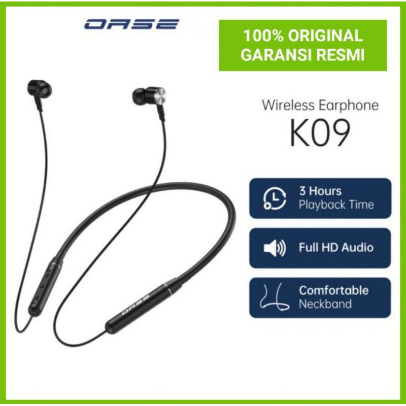 Earphone Sport Oase K09 - Earphone bluetooth wireless Oase K09