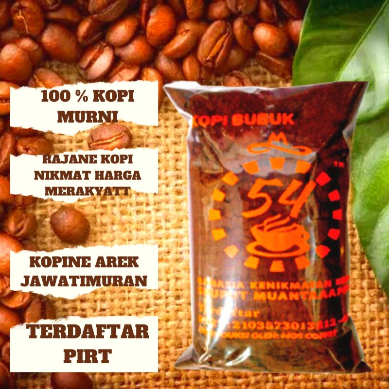 Kopi Bubuk Robusta Murni Asli CAP 54 250 Gram ISTIMEWA