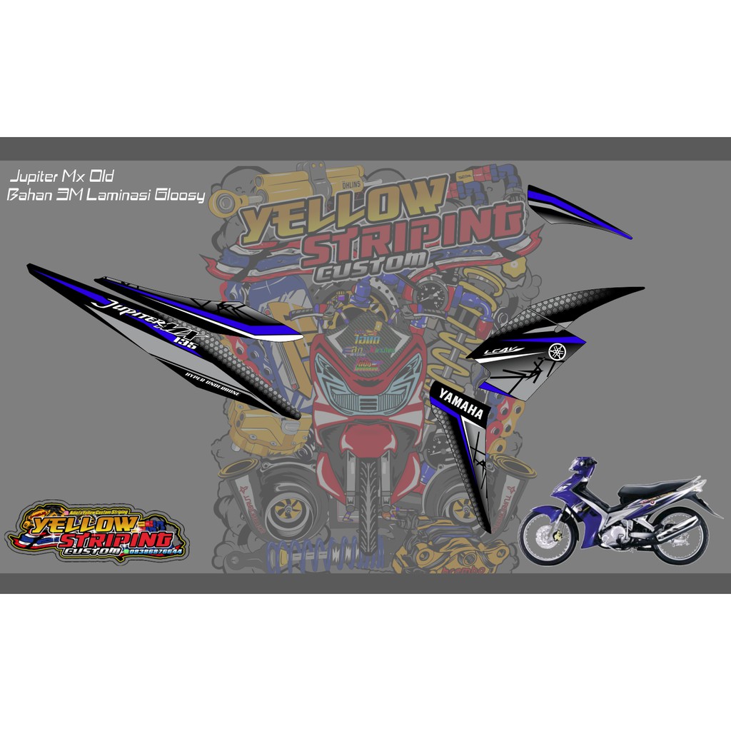 STRIPING JUPITER MX OLD KEREN