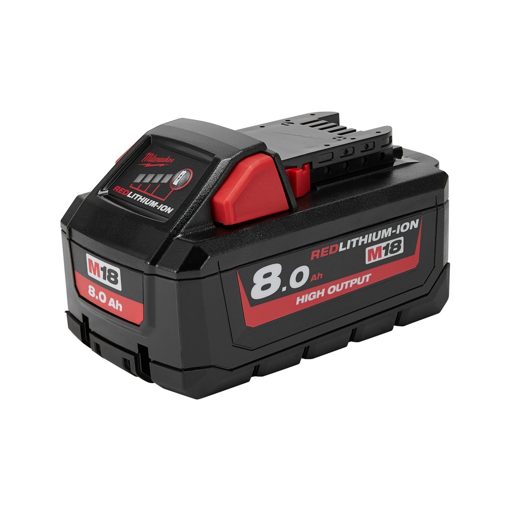 MILWAUKEE &quot;M18HB8 18VOLT 8.0AH REDLITHIUM™ HIGH OUTPUT™ BATTERY&quot;