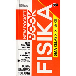 

New Pocket Book Fisika SMA Kelas X, XI, & XII