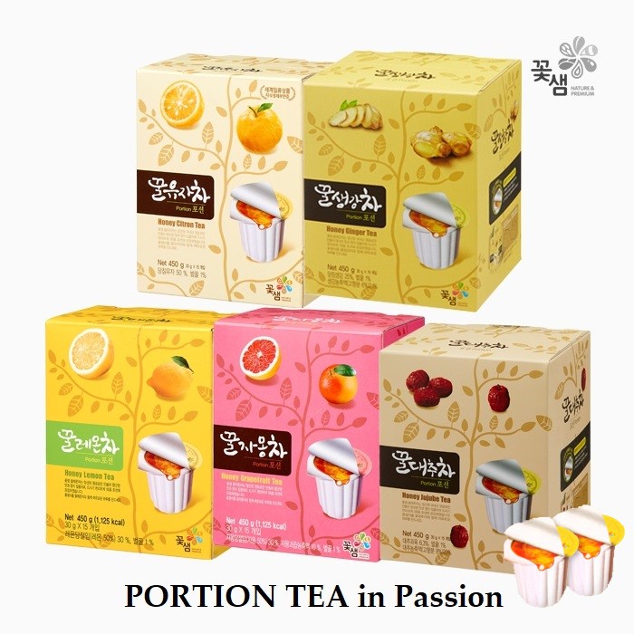 

Korean Tea Portion Tea Honey Lemon / Ginger / Citron / Grapefruit