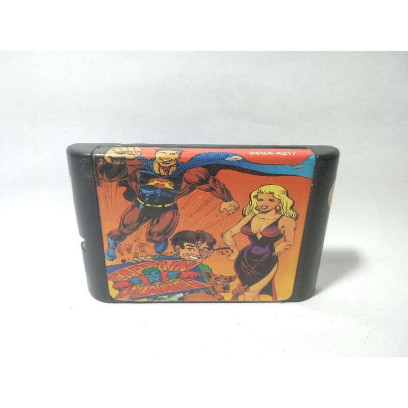 Kaset Video Game Cartridge Cassette Sega Captain Planet And The Planeteers Tape Games Rare Vintage C