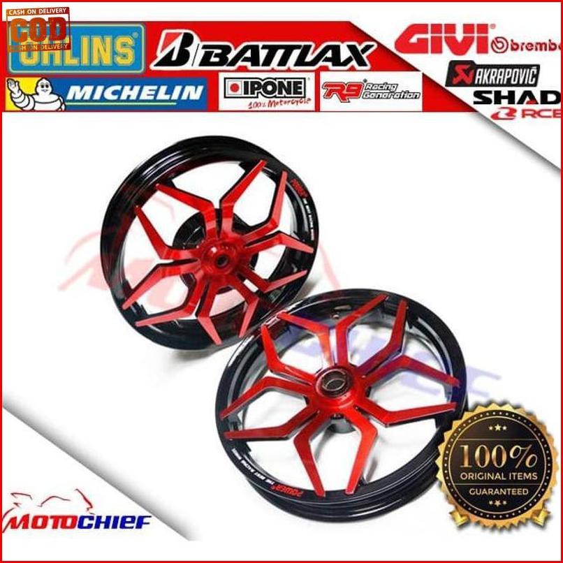 ¤383³ Velg Racing Tapak Lebar Power Mio J Mio Soul Gt Star - Putih