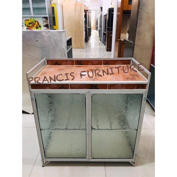 MEJA KOMPOR KERAMIK MEJA KOMPOR STENLLIS MEJA KOMPOR 2 PINTU