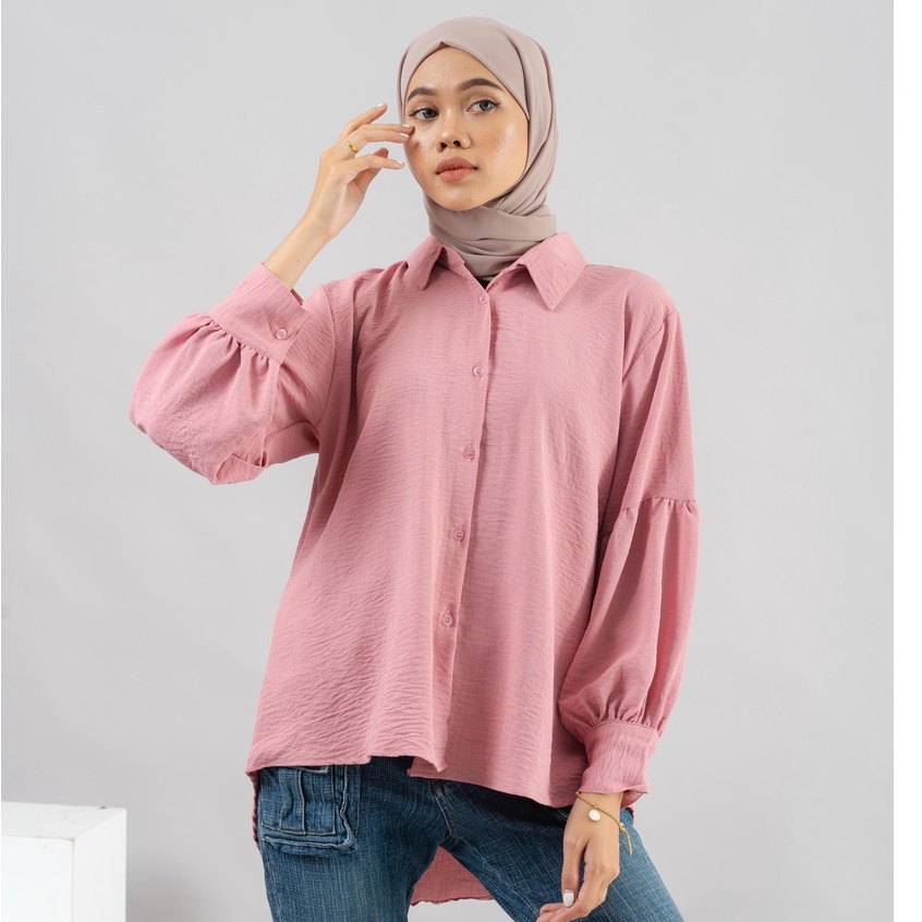 KEMEJA AIRFLOW HELEN LONG SHIRT PREMIUM SHIRT B570