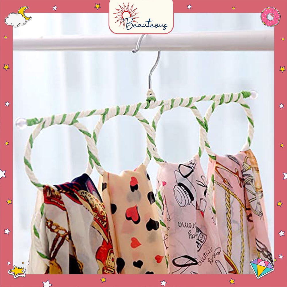 Hanger Jilbab Gantungan Syal 28 Ring Hanger Hijab Unik Premium