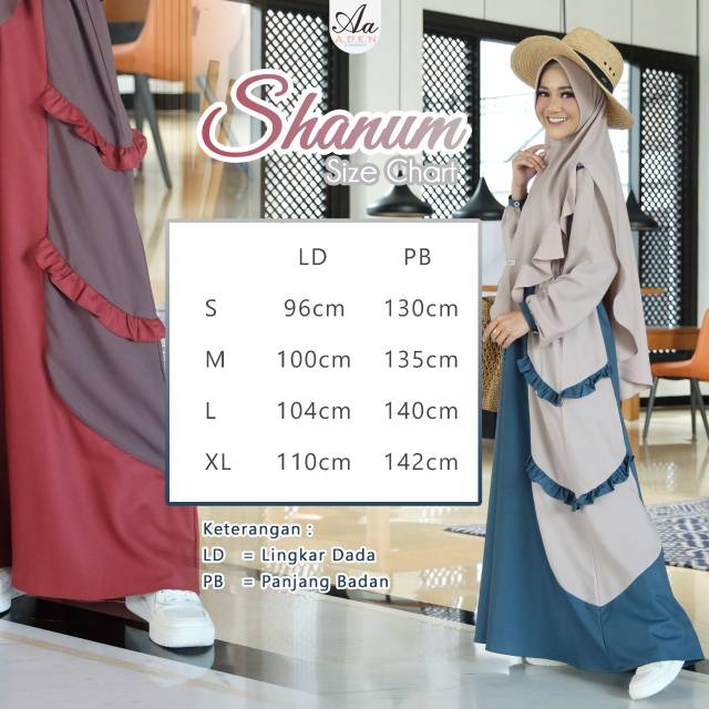 Shanum dress By Aden hijab