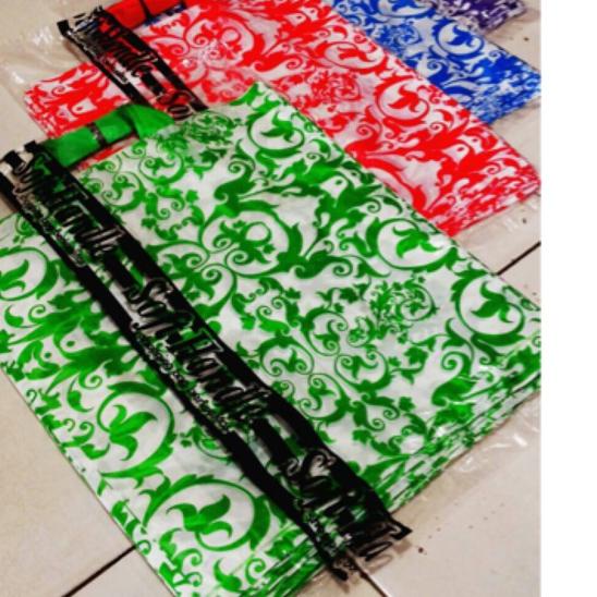 

➻ 50lembar SOFTHANDLE BATIK 35x38CM kantong plastik tenteng belanja baju tas souvenir motif gambar ○