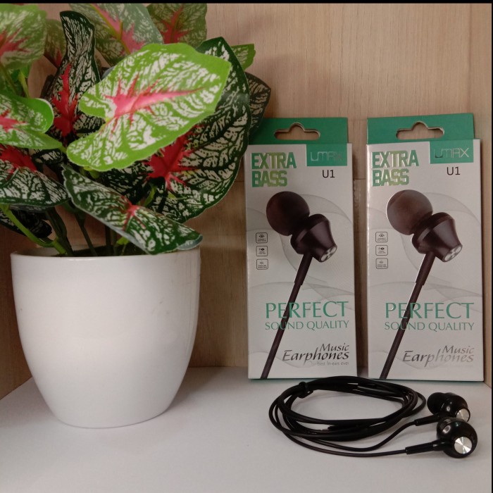 Headset handsfree UMAX U1 BASOKA Earphone bazoka super extra bass