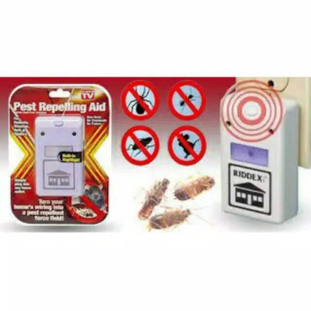 Ridex Plus Alat Pengusir Serangga ,Kecoa ,Tikus, Dan Nyamuk