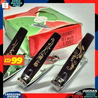 ( PROMO 99 ) Gunting Kuku Ukuran Besar Tajam 8cm Berkualitas Motif Batik Nail Clipper Best Quality