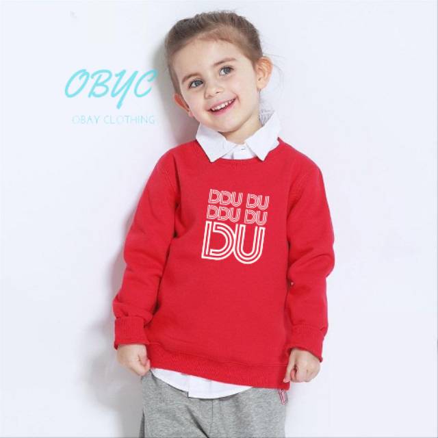 jaket sweater anak blackpink dududu pakaian anak