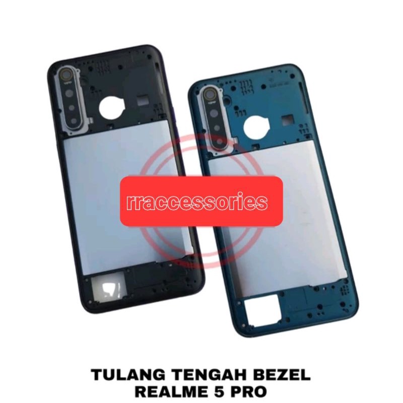 Bezel Bazel Tulang Tengah Tutup Mesin Tulang Bezel Realme 5 Pro