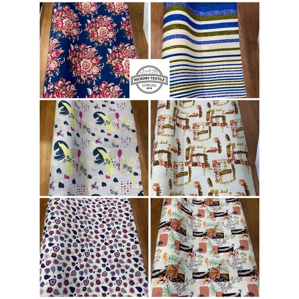 Kain Katun Rayon Viscose Premium Uniqlo