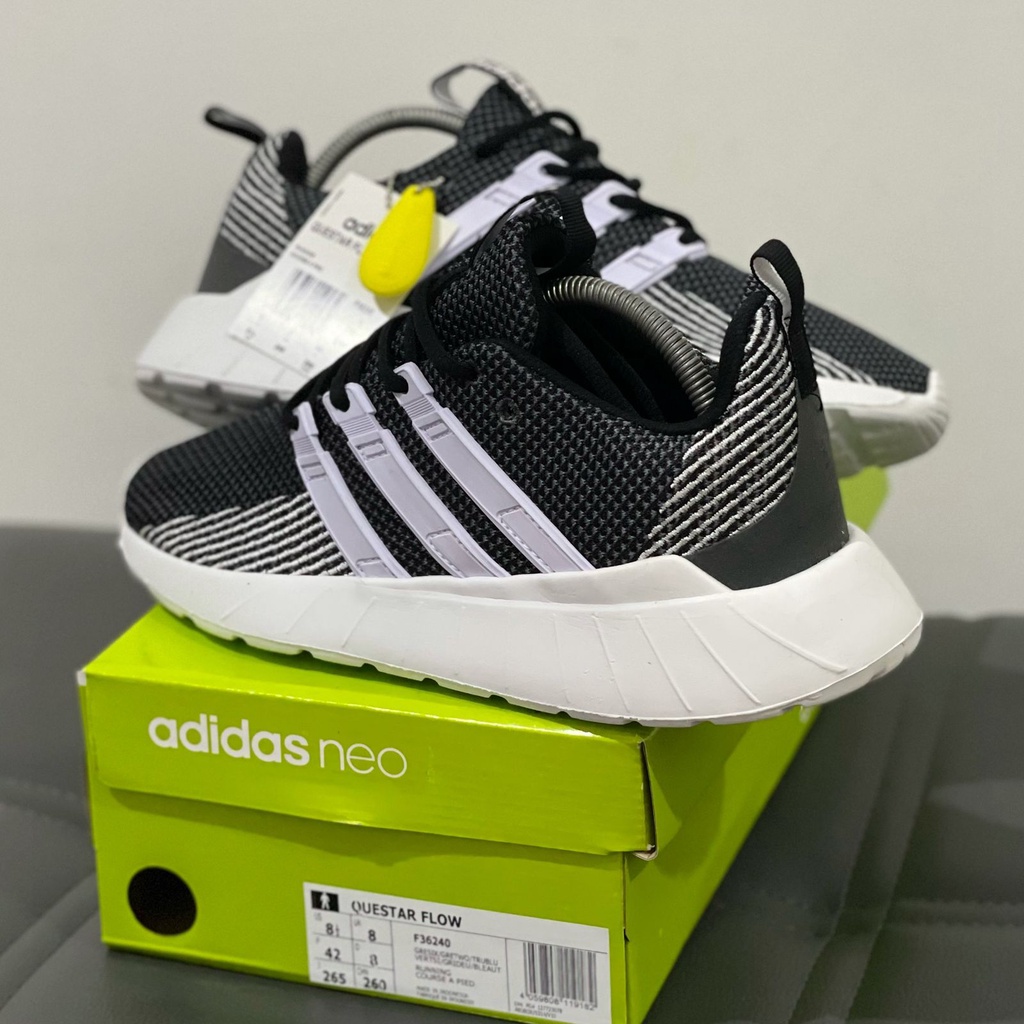 ADIDAS QUESTAR FLOW DARK GREY WHITE