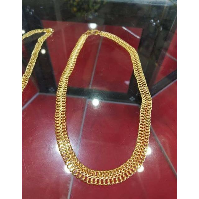 Kalung Emas murni London 24K kadar 99,9% 50 gram